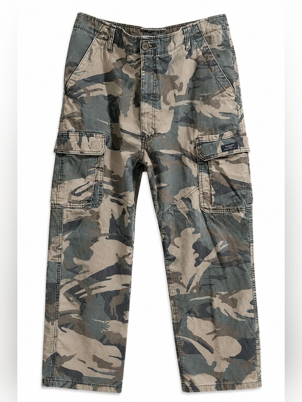 Wrangler Men’s Camo Cargo Pants 42x30 Camouflage Utility Hunting